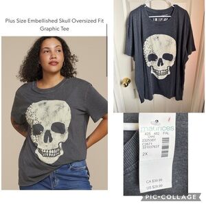 Maurice’s embellished skull tee